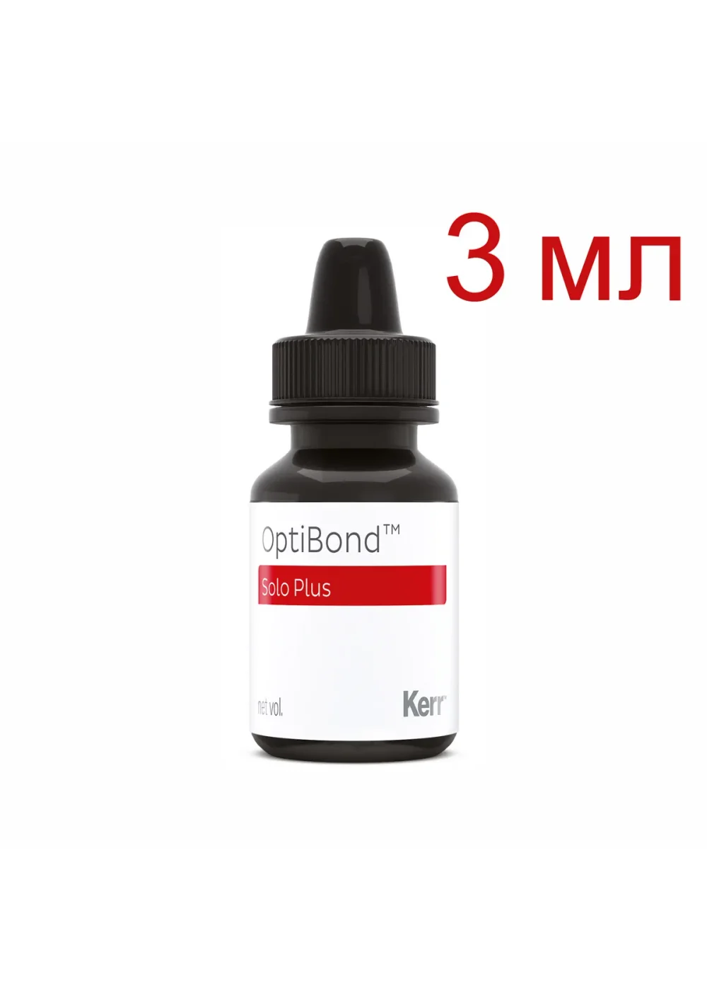 Адгезив, Kerr, ОптиБонд Соло Плюс (OptiBond Solo Plus), 3мл, V поколение