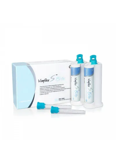 Регистрационный материал, Vericom, Vonflex S Bite Normal, база+катал. 2х50мл