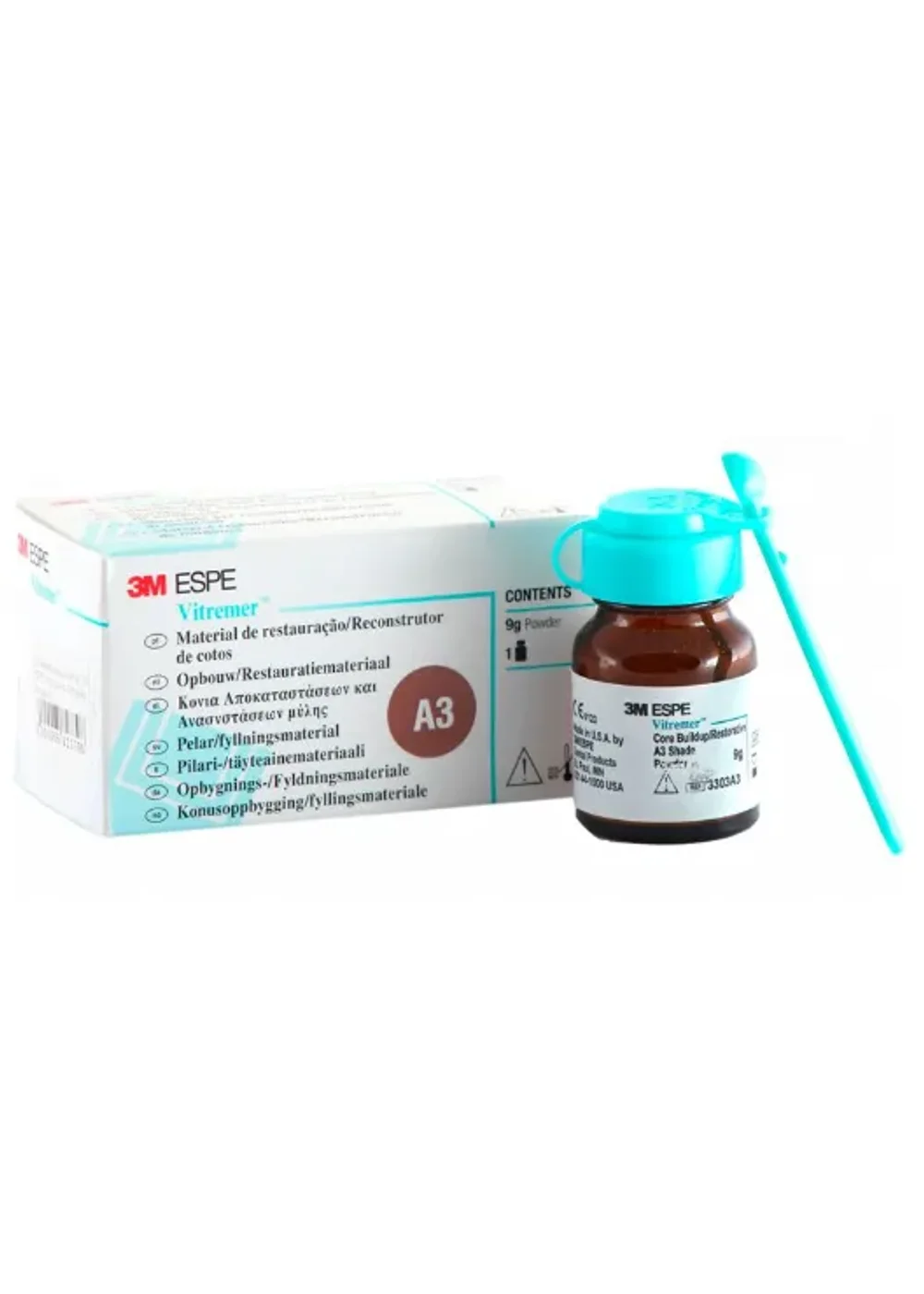 Стеклоиономерный цемент, 3M, Vitremer, A3, порошок, флакон, 9 г