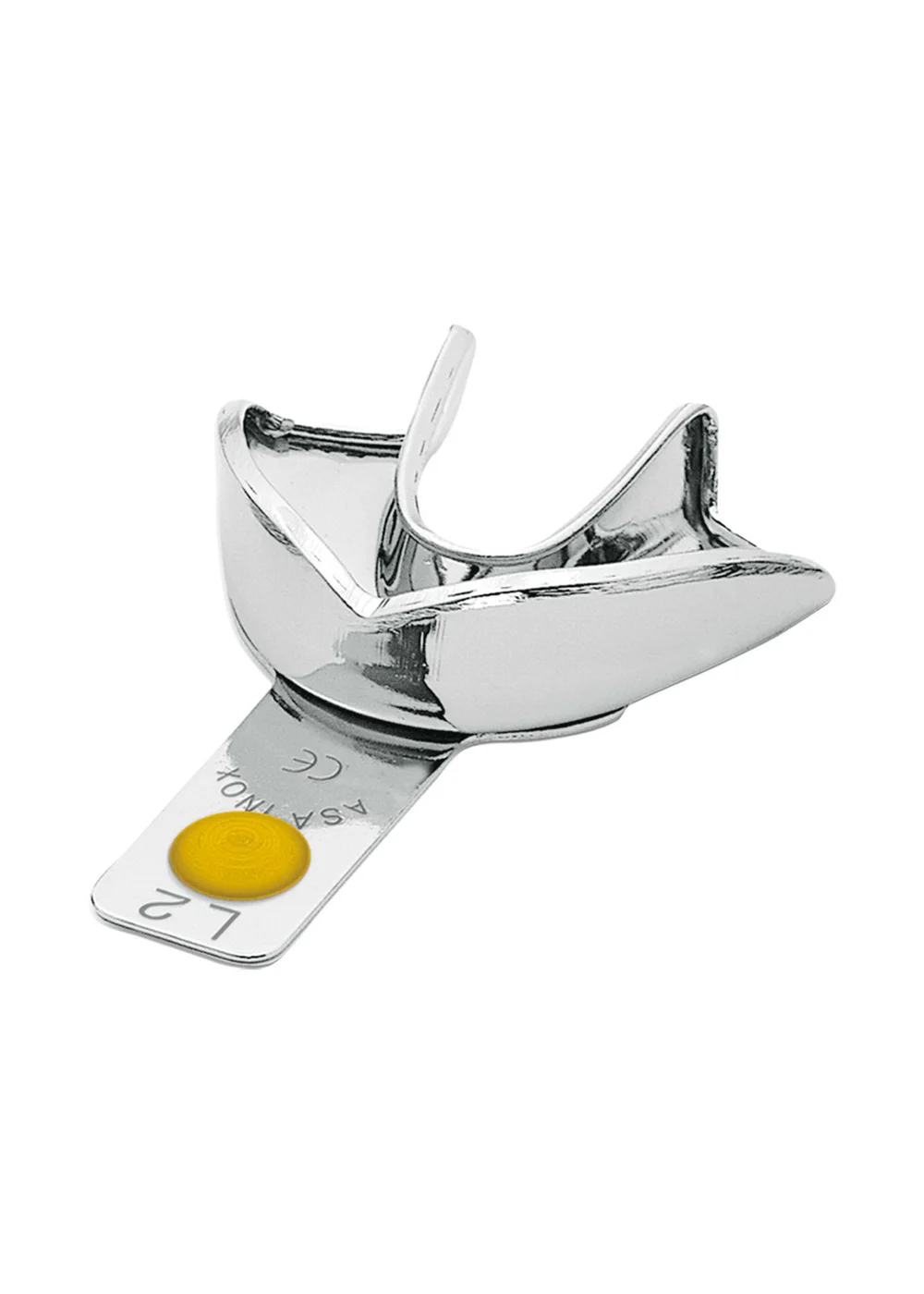 Asa Dental 2807-L2 - ложка слепочная нижняя средняя (XS) без перфорации с бортиками