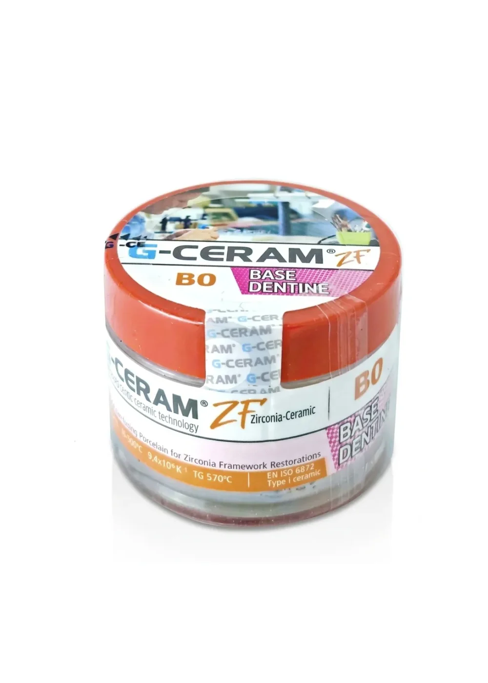 Керамическая масса дентинная, G-CERAM, ZF базовый дентин Base Dentine B0 (bleach), 20г