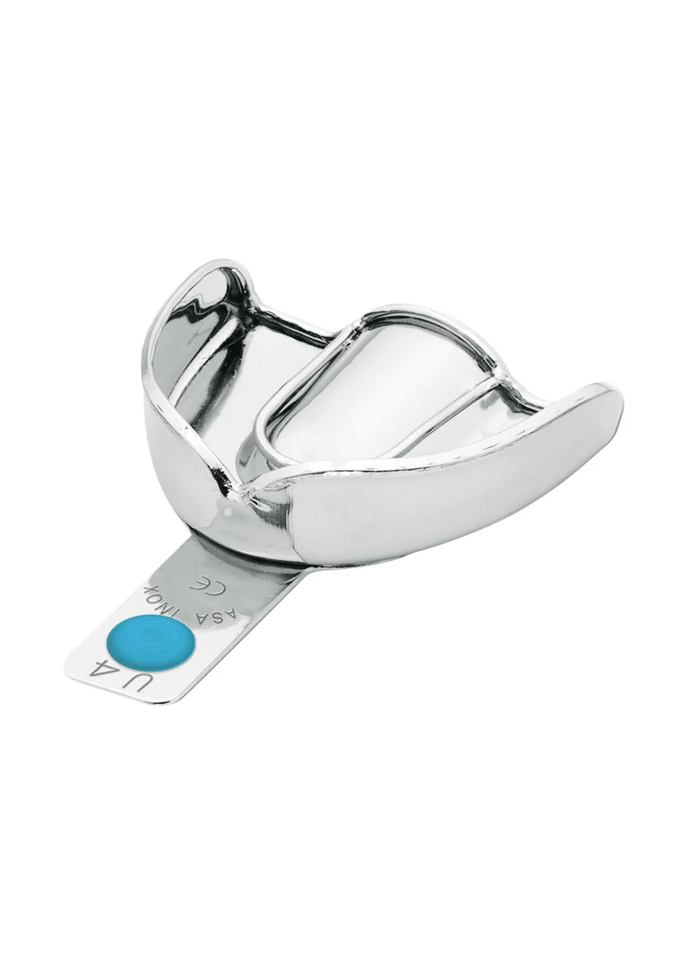 Asa Dental 2807-U4 - ложка слепочная верхняя средняя (M) без перфорации с бортиками