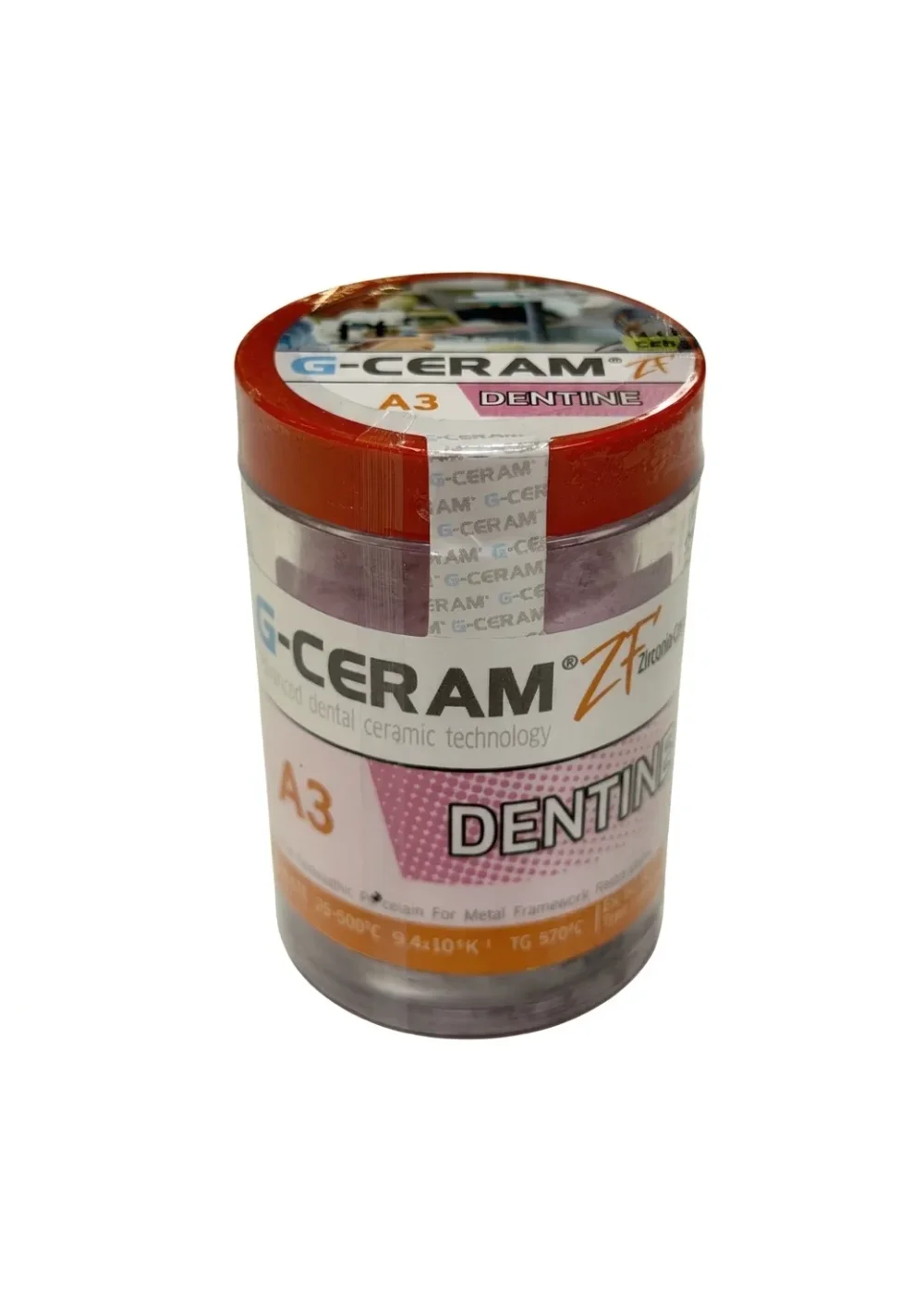 Керамическая масса дентинная, G-CERAM, ZF дентин Dentine A3, 50г