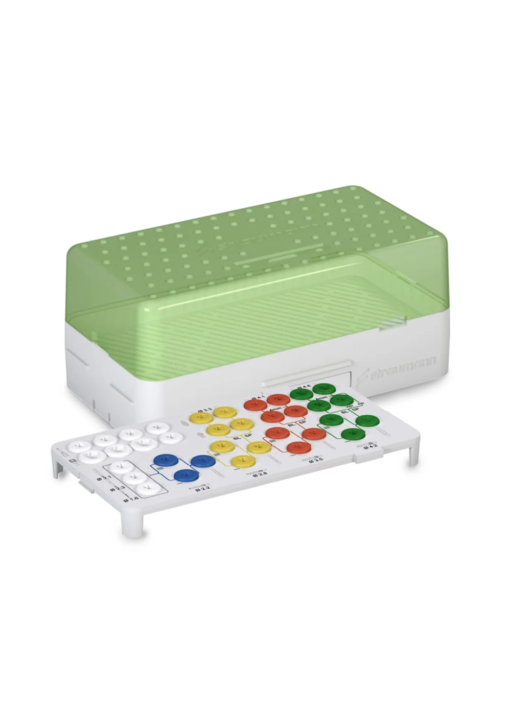Модульная кассета Straumann (модуль B) с лотком для инструментов BL/TL, Straumann®, 041.809, PPSU/Silicone