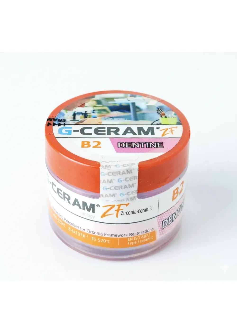 Керамическая масса дентинная, G-CERAM, ZF базовый дентин Base Dentine B2, 20г