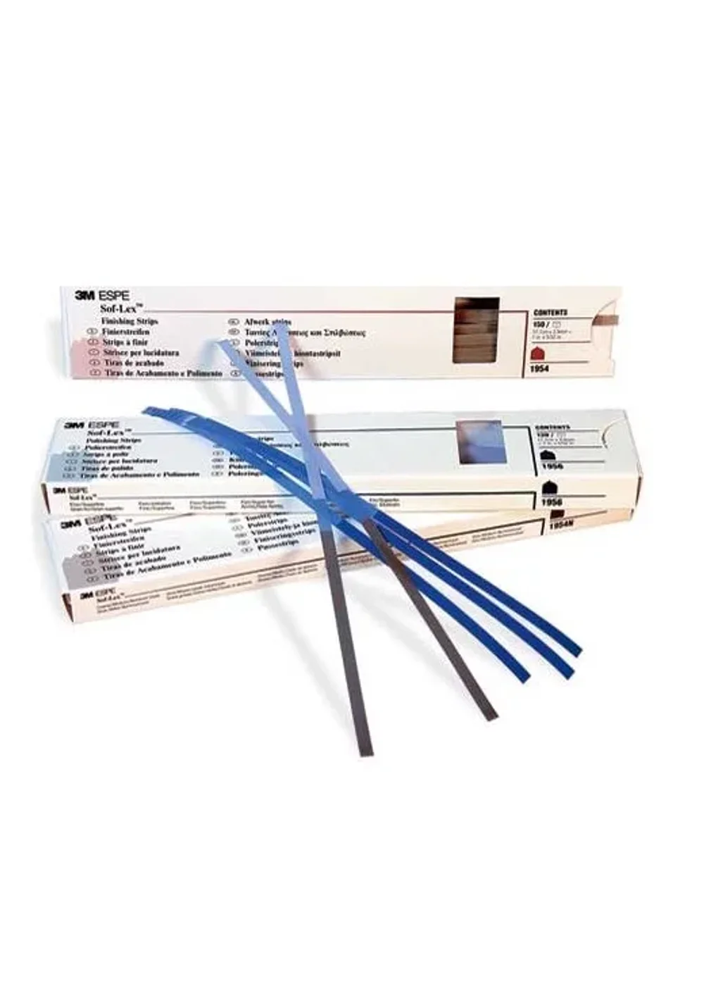 Штрипсы, 3M, Sof-Lex, пластиковые, грубые/средние, узкие, 100шт