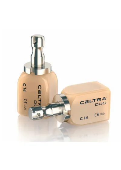 Стеклокерамический блок, DeguDent, CELTRA DUO LT C1, Низкая прозрачность, 4 шт.