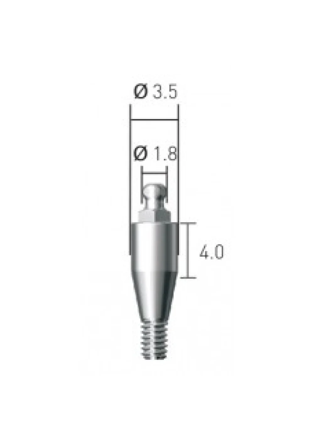Шариковый аттачмент, Dentium, BAB354018