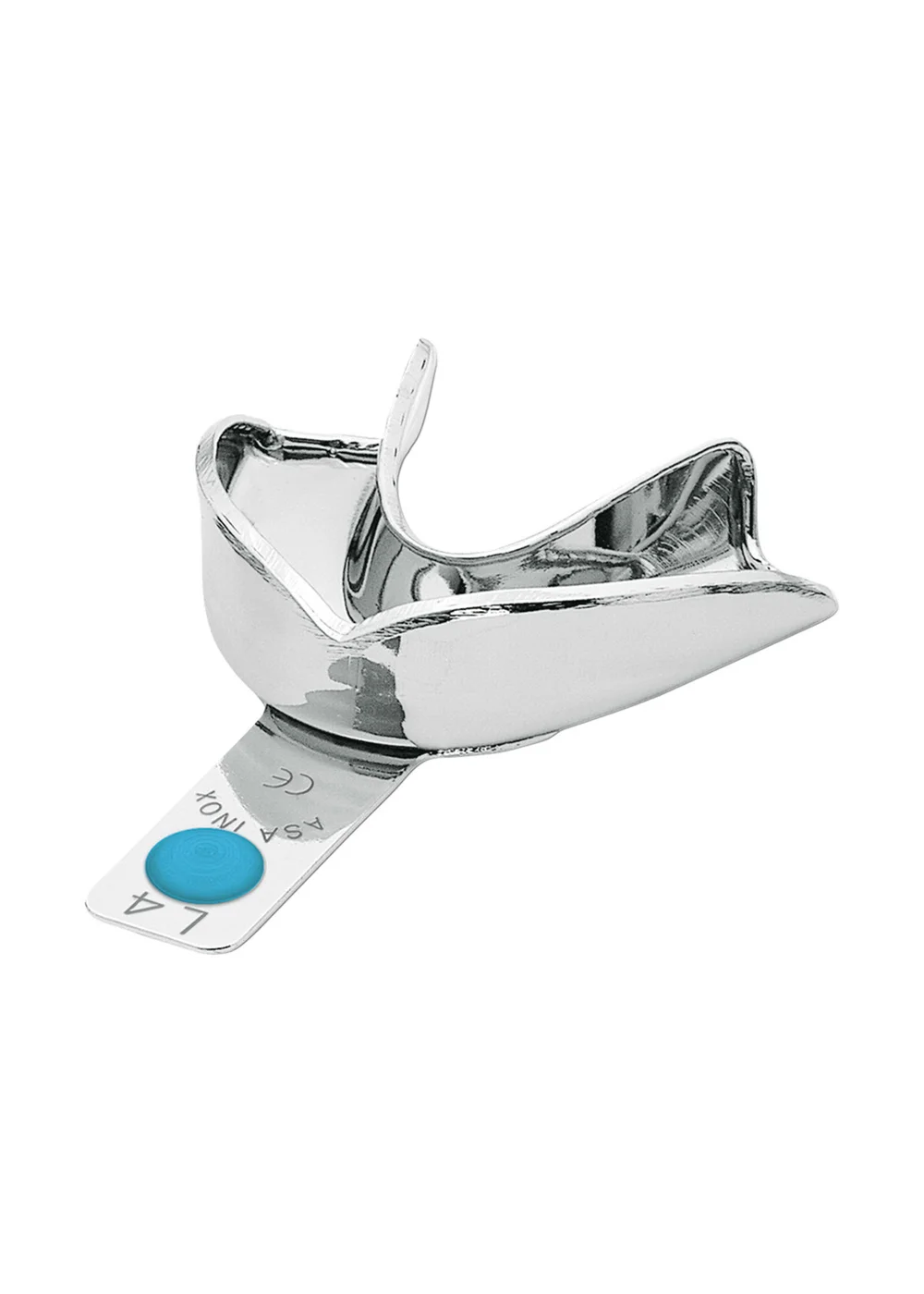 Asa Dental 2807-L4 - ложка слепочная нижняя средняя (M) без перфорации с бортиками