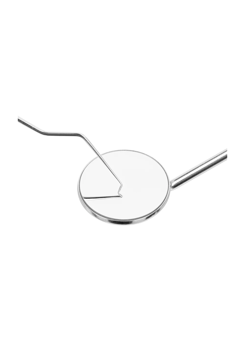 Hahnenkratt TOPvision FS Rhodium - родиевое зеркало, плоское, без ручки, №4, диаметр 22 мм, 12 шт