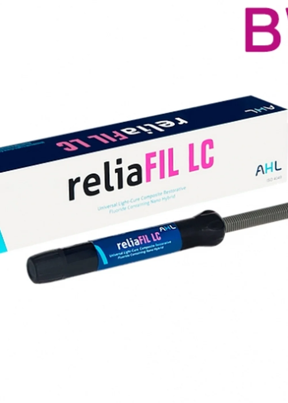 reliaFIL LC цв. BW шприц 4г-наногибридный светоотверждаемый композит, AHL