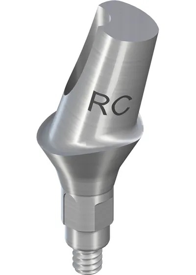 Угловой анатомический абатмент Straumann 15° RC GH 2 мм Ti