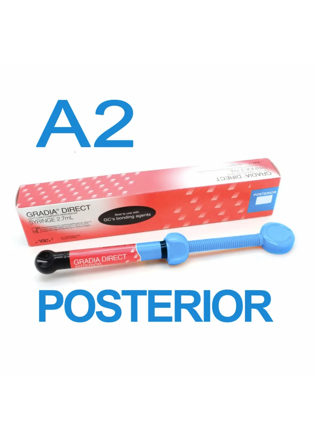 Композит светоотверждаемый микрогибридный, GC, Gradia Direct Posterior, P-A2, шприц, 4.7 г