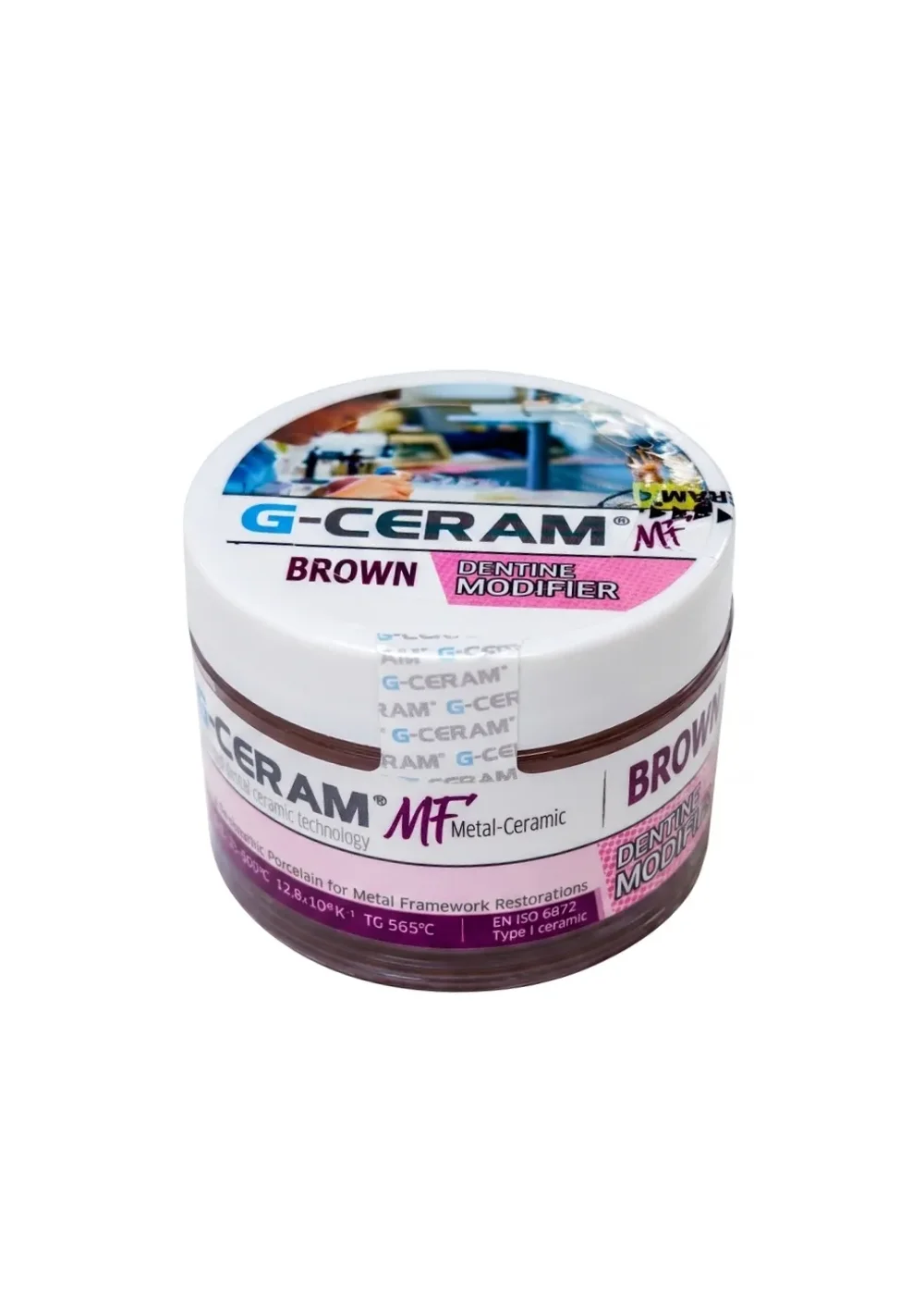 Керамическая масса дентинная, G-CERAM, MF модификатор дентина Dentine Modifier Brown, 20г