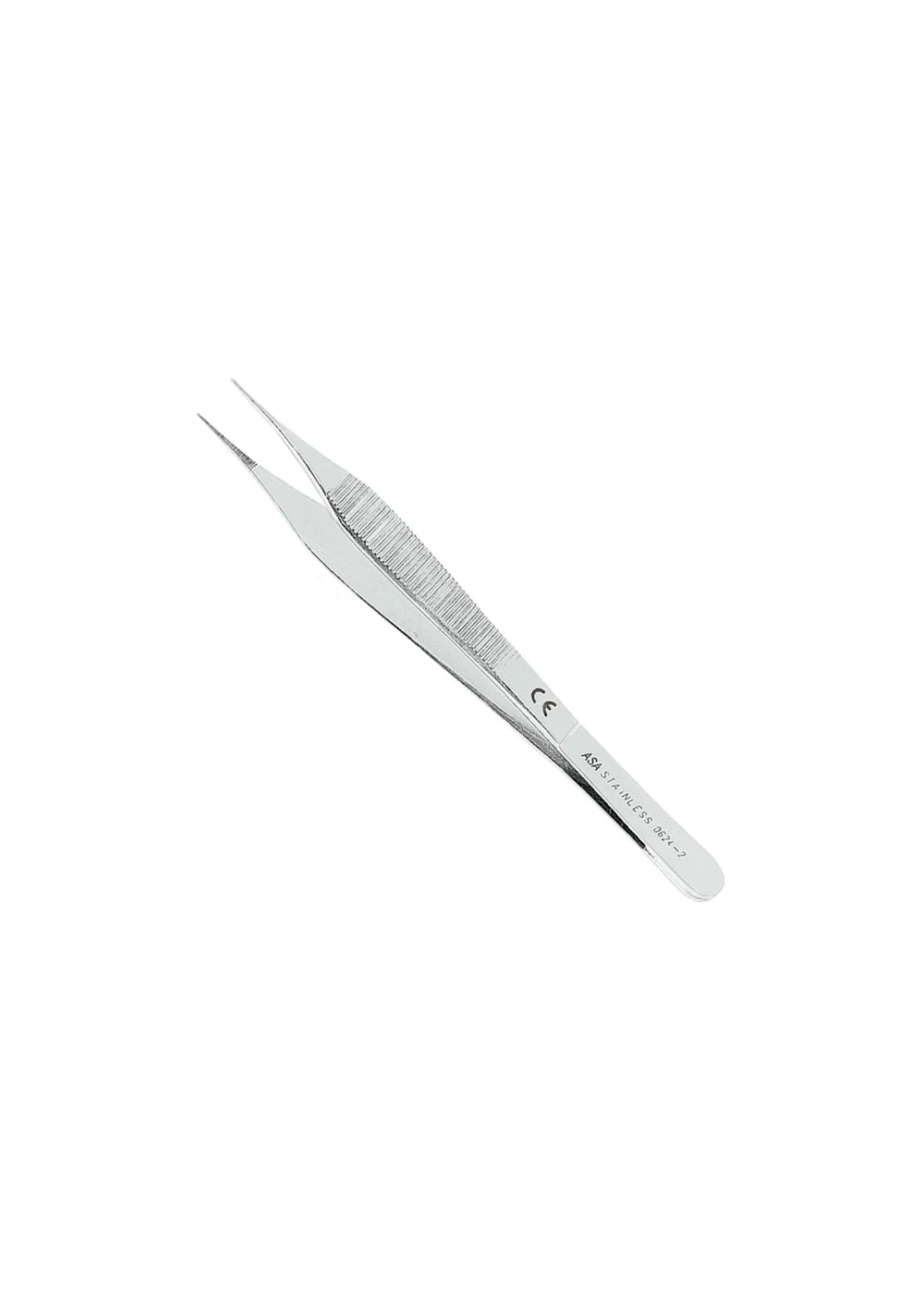 Asa Dental 0624-2 - пинцет прямой, тонкий Micro-Adson, 15 см