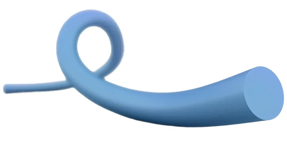 Монофил шовный материал L=75см USP 6/0 HS-20 (1 шт) Линтекс