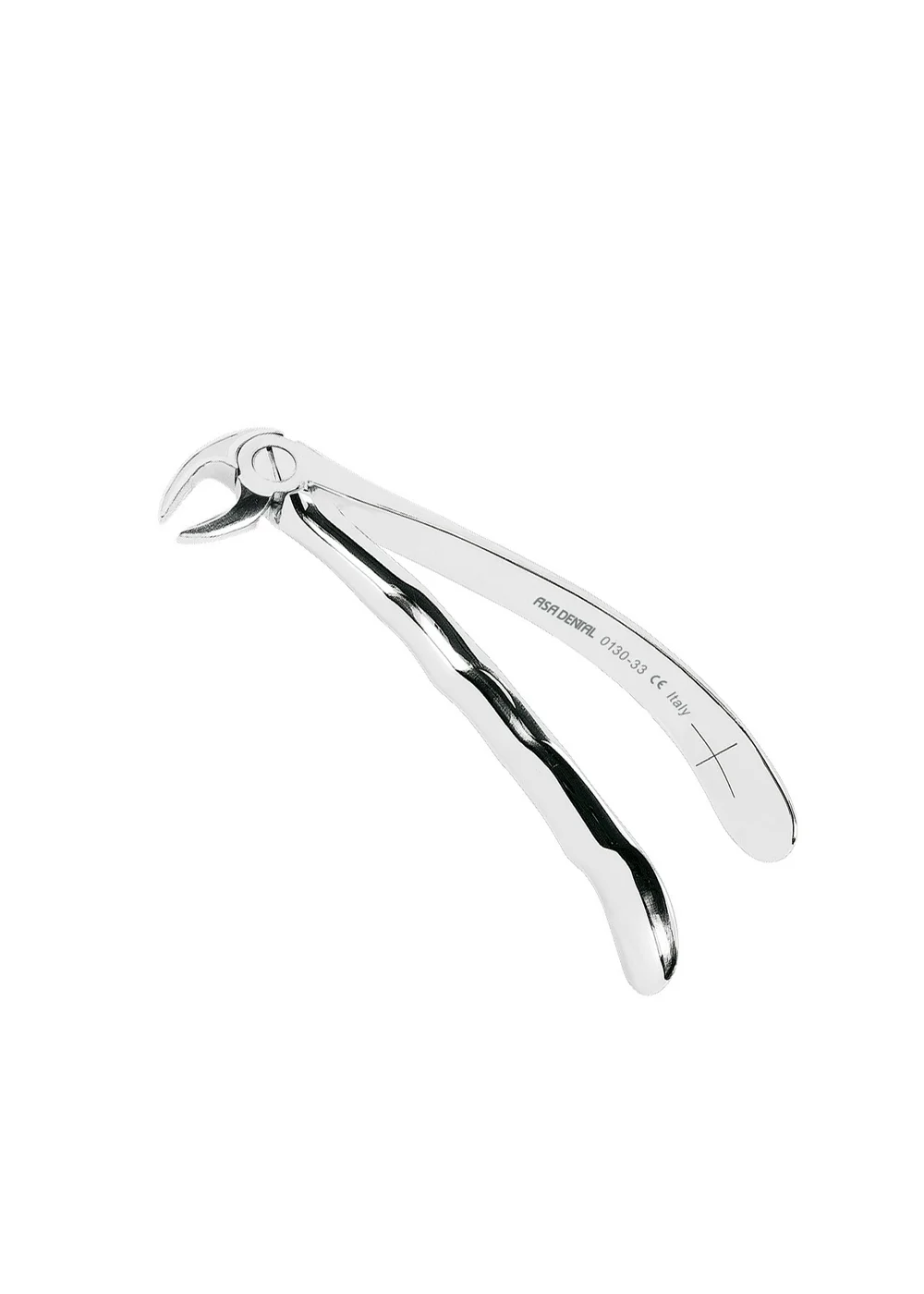 Asa Dental 0130-33 - щипцы N33 для удаления зубов для нижних корней с зубчиками с анатомической ручкой
