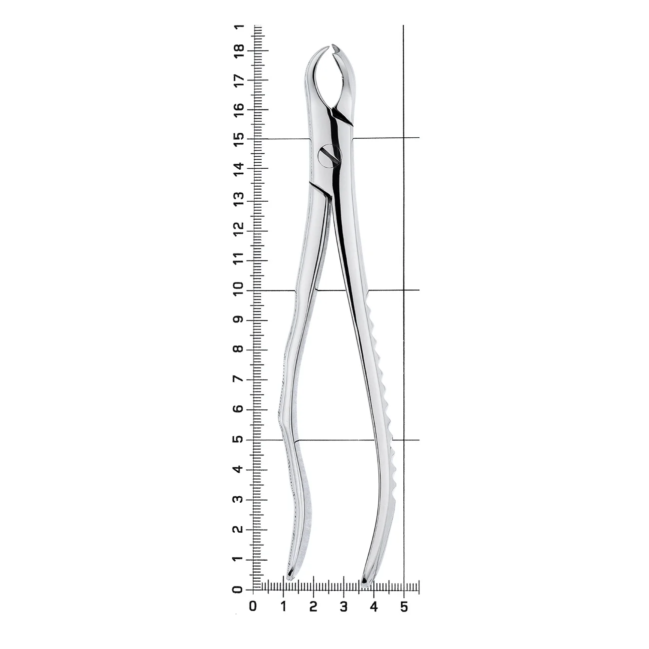 Щипцы №90 для удаления зубов верхние, моляры левые, анатомическая ручка