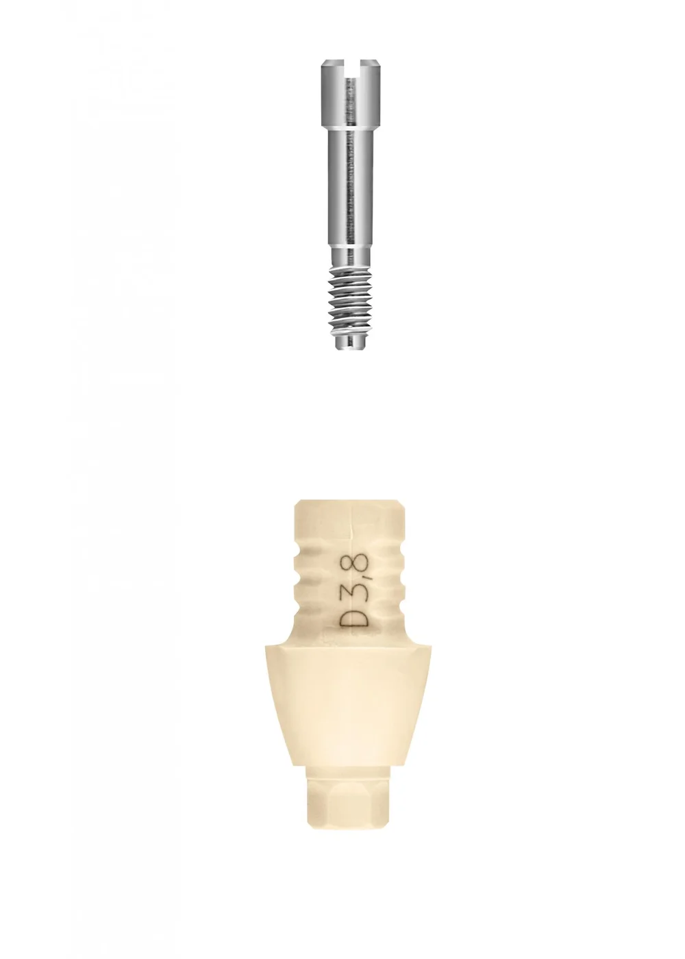 Временный овальный абатмент (с винтом для EsthetiCap) FRIADENT EsthetiCap oval, размеры: D3.8, арт: 46-1740