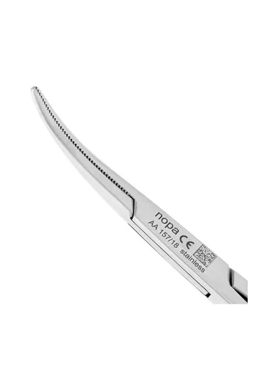 Nopa Instruments AA 157/18 - щипцы для артерии HALSTED анатомические, изогнутые, 18 см