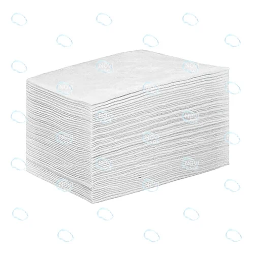 Простыня нестерильная, спанбонд 25г/м2, 80смх70см. цв. белый (20шт.) НОВИСЕТ