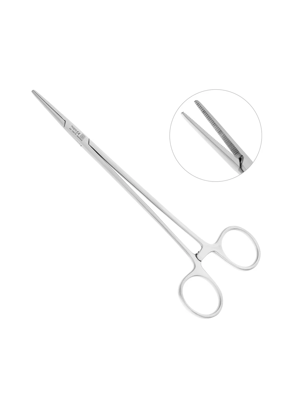 Nopa Instruments AA 156/18 - щипцы для артерии HALSTED анатомические, прямые, 18 см
