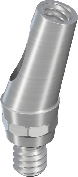 Длинный угловой абатмент synOcta, тип A, угловой 15°, RN, Н 6,7 мм, Ti