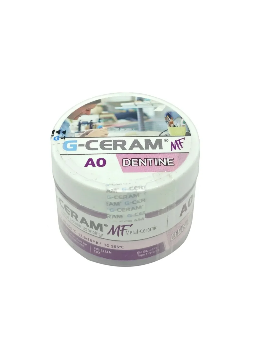Керамическая масса дентинная, G-CERAM, MF дентин Dentine A0 (bleach), 20г