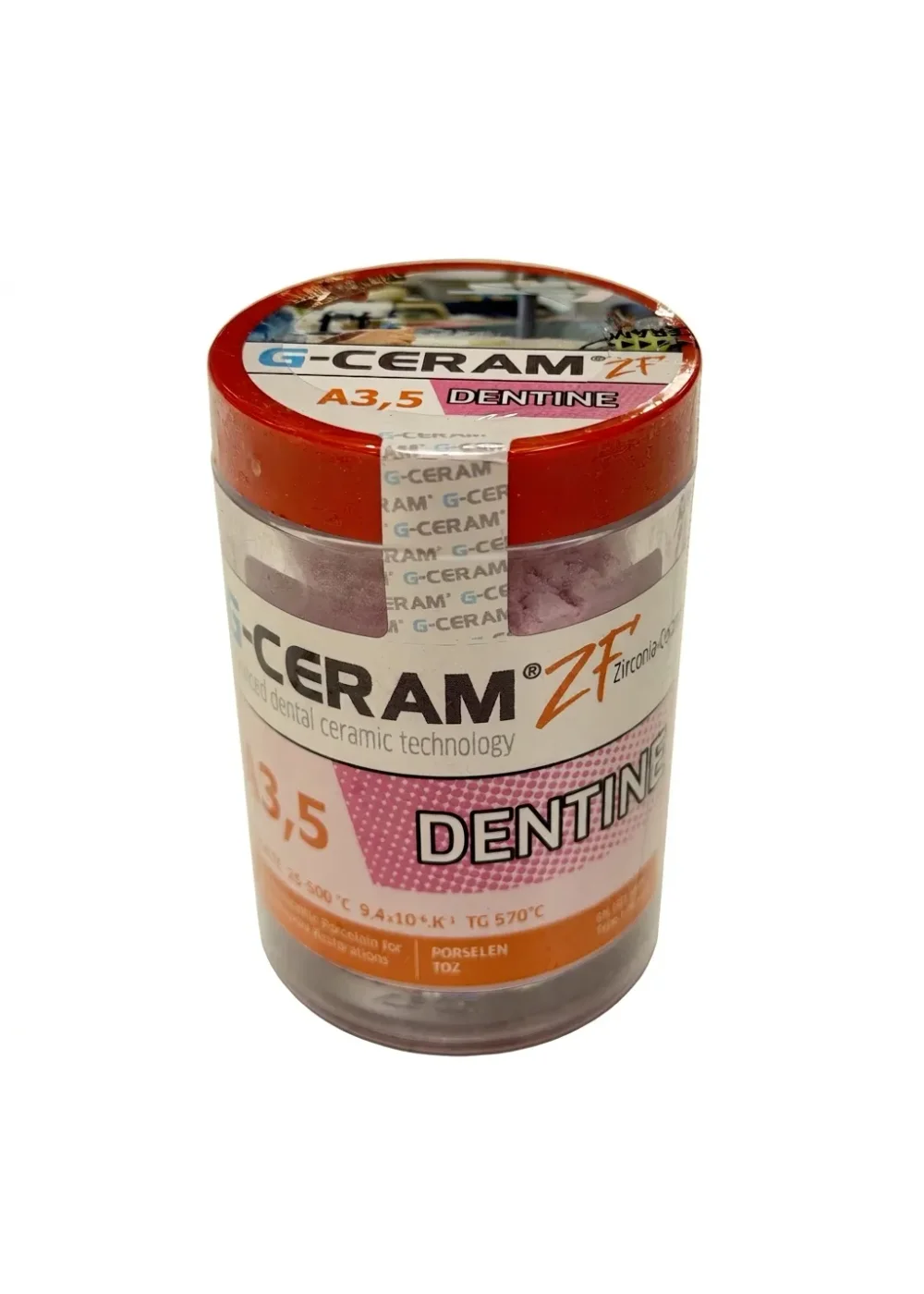 Керамическая масса дентинная, G-CERAM, ZF дентин Dentine A3,5, 50г