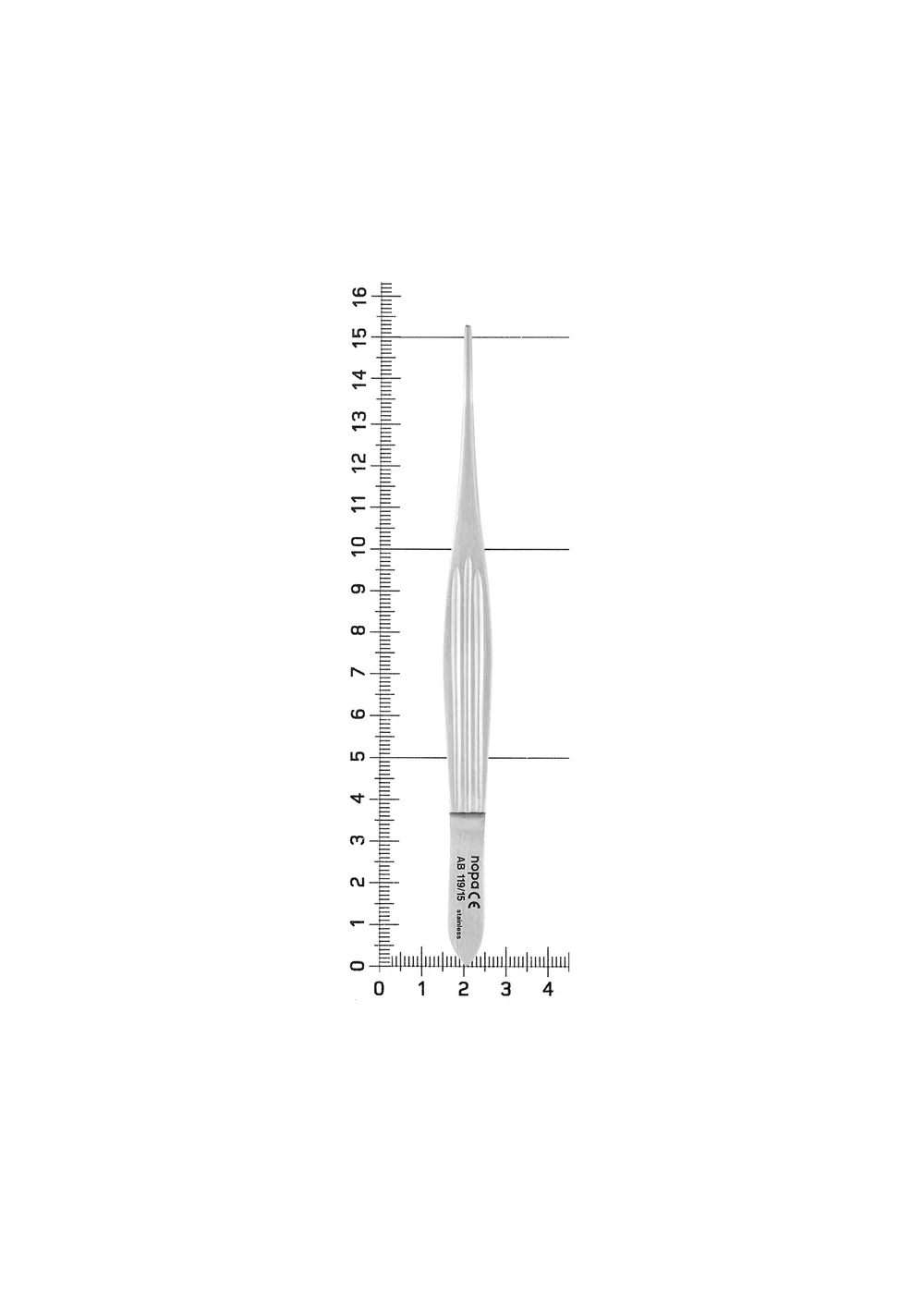 Nopa Instruments AB 119/15 - пинцет перевязочный MC INDOE, 15 см