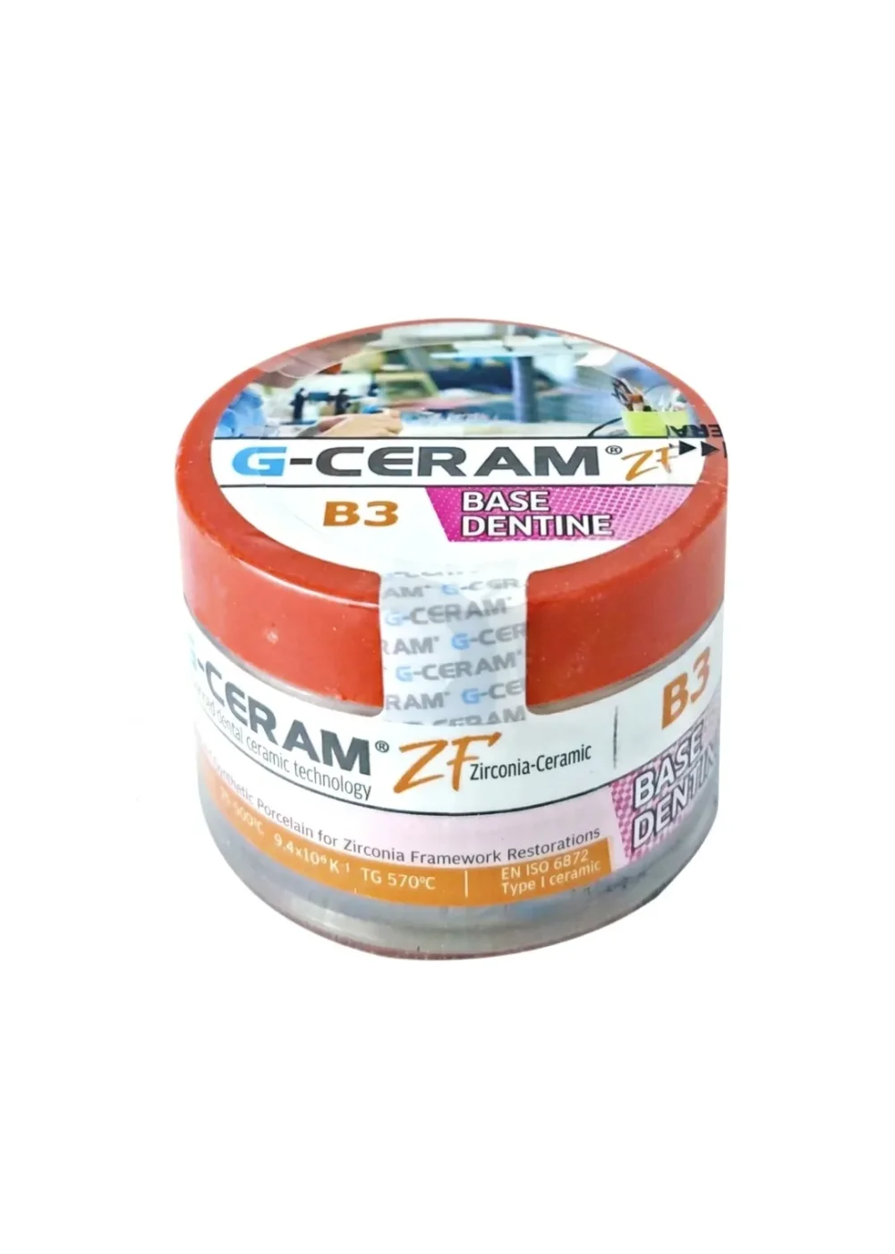 Керамическая масса дентинная, G-CERAM, ZF базовый дентин Base Dentine B3, 20г