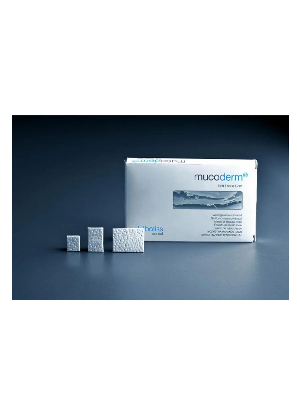 Коллагеновый матрикс, Botiss, Mucoderm 30x40 мм, 1 шт