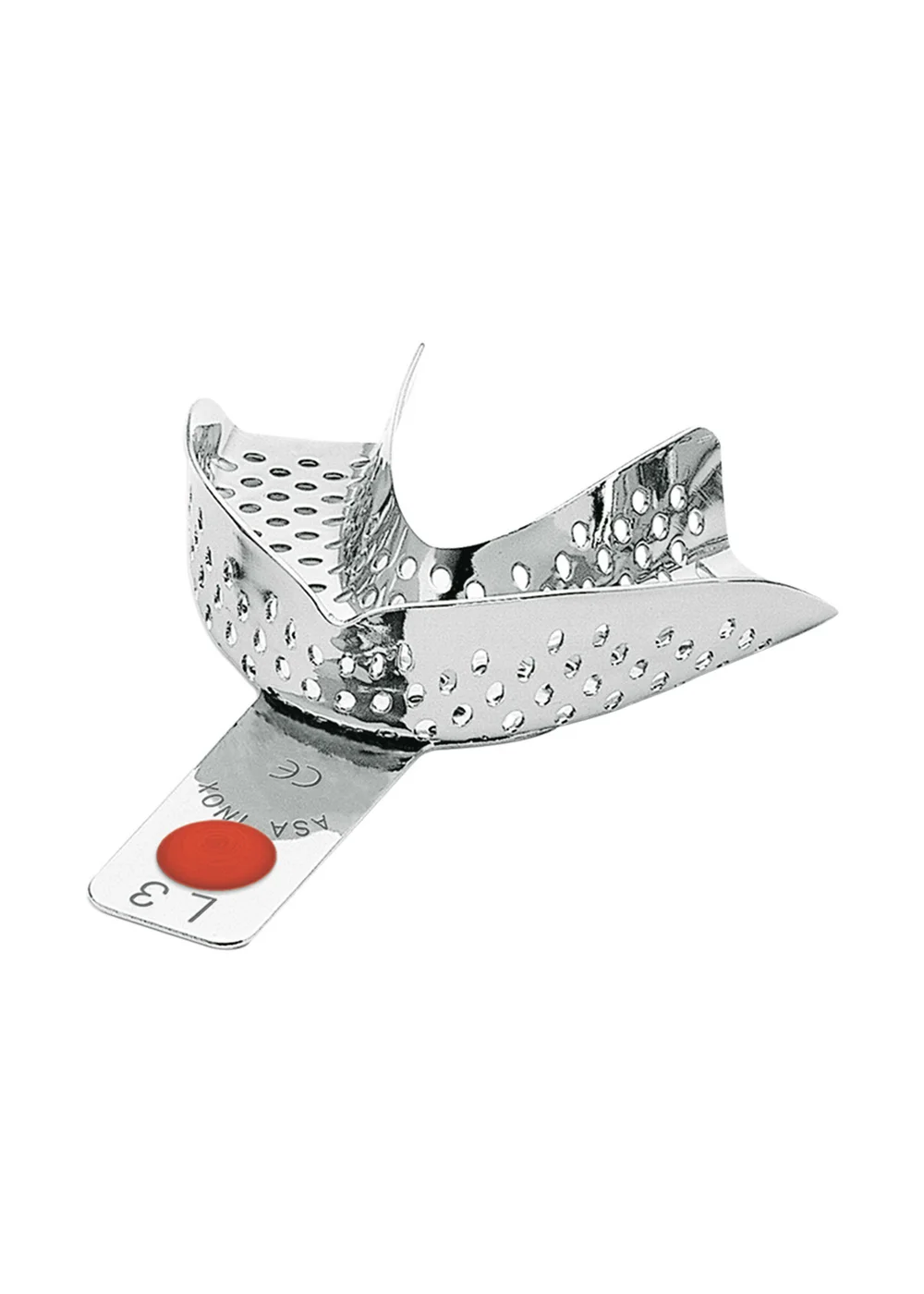 Asa Dental 2801-L3 - ложка слепочная нижняя малая (S) с перфорацией без бортиков
