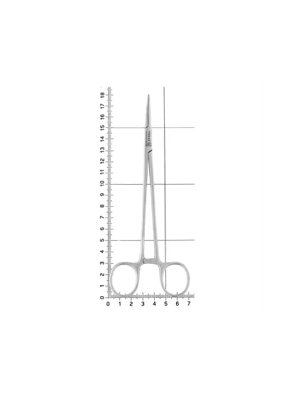 Nopa Instruments AA 157/18 - щипцы для артерии HALSTED анатомические, изогнутые, 18 см