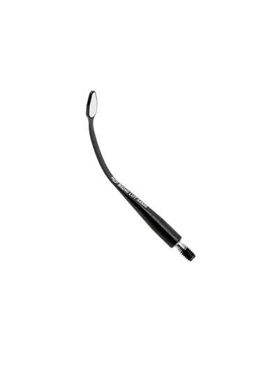 Hahnenkratt BLACK MICROflex rhodium - родиевое микрозеркало без ручки, плоское, форма капли, 3х6 мм