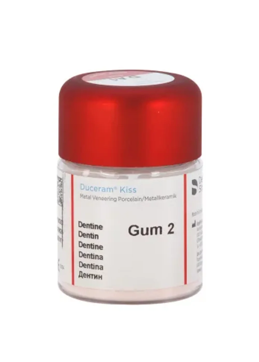 Керамическая масса дентинная, DeguDent, Дуцерам Кисс Gum 2 20г