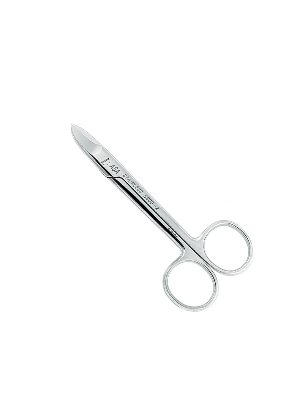 Asa Dental 5600-2 - ножницы коронковые с загибом, зубчики на одном лезвии, 10,5 см