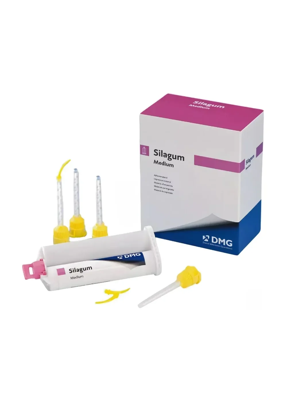 Слепочный материал, DMG, Silagum Medium корригирующий, 2х50мл