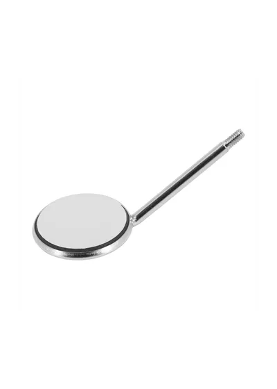 Hahnenkratt TOPvision FS Rhodium - родиевое зеркало без ручки, плоское, №3, диаметр 20 мм, 12 шт