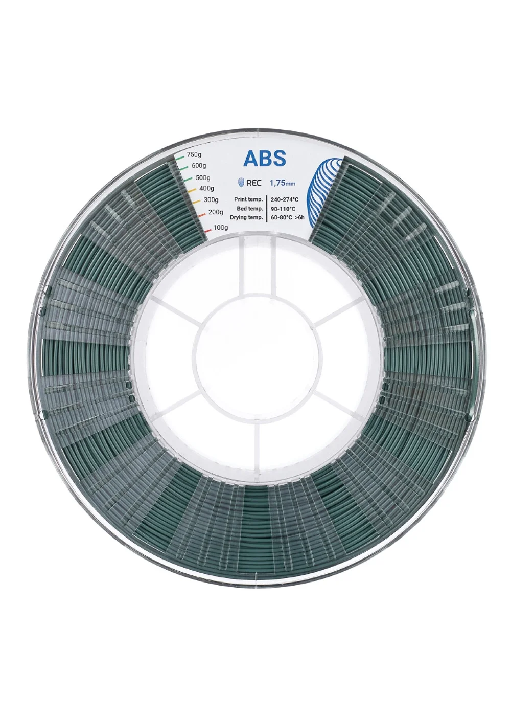 Филамент, UniFormation, ABS Хаки, 1.75 мм, 1 кг