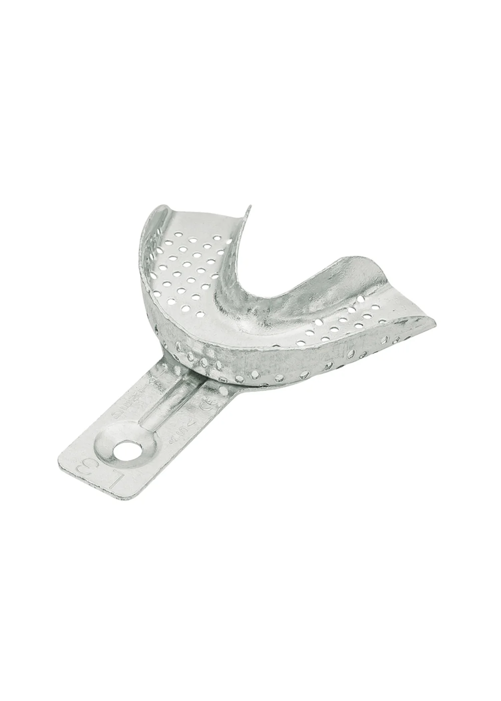 Asa Dental 2816-L3 - ложка слепочная нижняя большая (L) с перфораций без бортика, детская, из алюминия