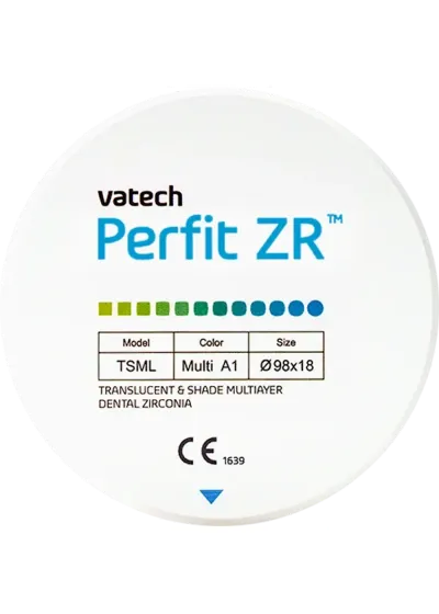 Диск многослойный, Vatech, Perfit ZR TSML A2, 98/22 мм