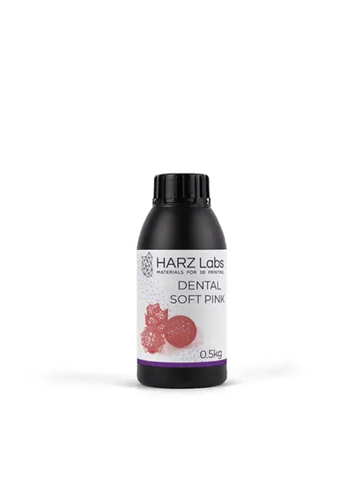 Фотополимер HARZ Labs Dental Soft Pink 0,5 кг