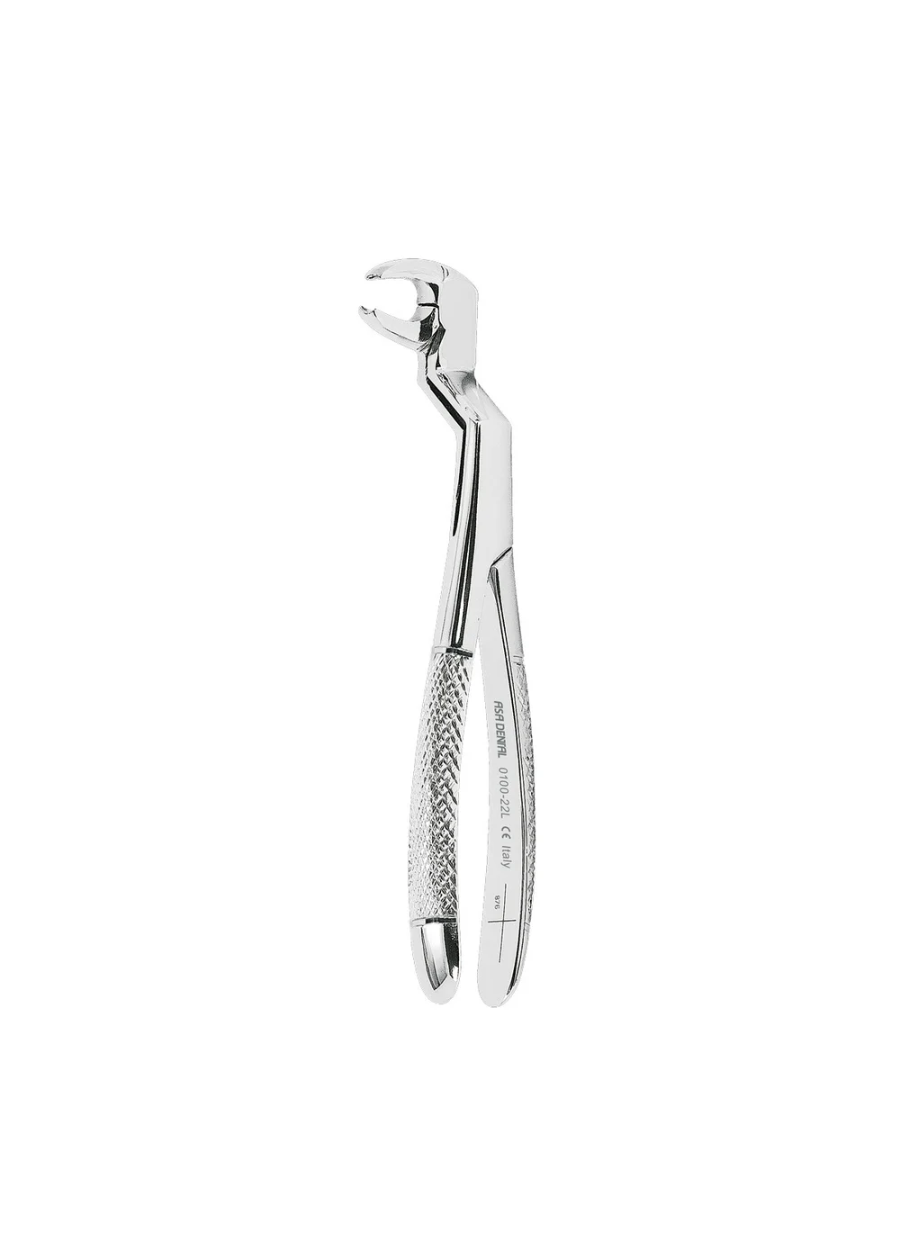 Asa Dental 0100-22L - щипцы N22L для удаления зубов для нижних и левых третьих моляров с зубчиками