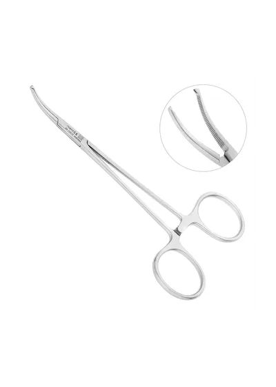 Nopa Instruments AA 133/12 - щипцы для артерии MICRO-MOSQUITO хирургические, изогнутые, 12 см