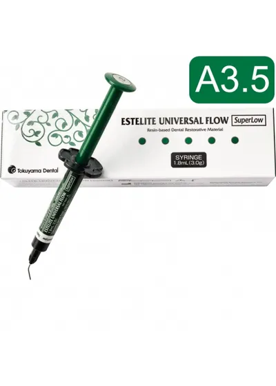 Жидкотекучий композит Estelite Universal Flow Super Low Tokuyama A3.5 шприц 3 г (1,8 мл)