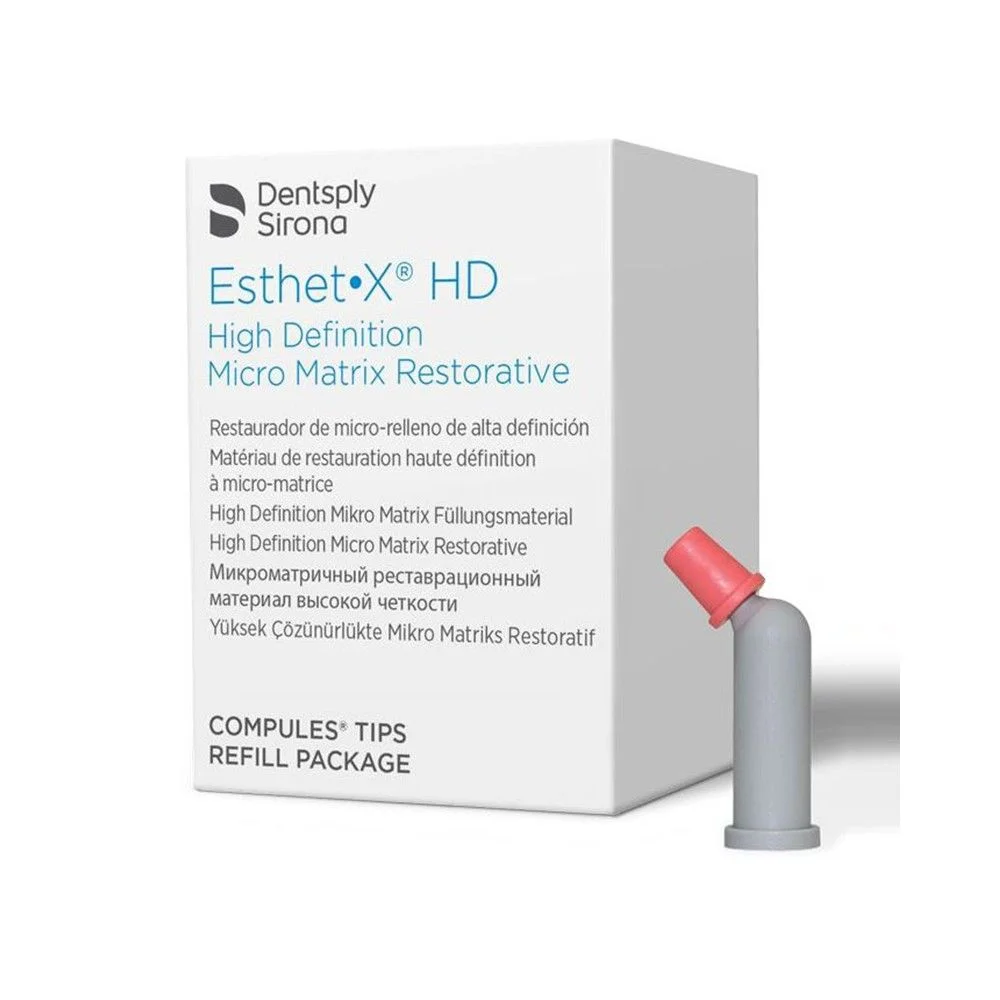 Esthet-X HD Compules Tips Refill Package - A2 - 20 капсул по 0.25 грамм, Dentsply