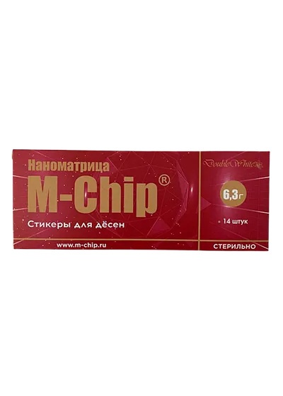 M-Chip наноматрица для лечения заболеваний пародонта. Стикеры для десен, 14 шт., арт: