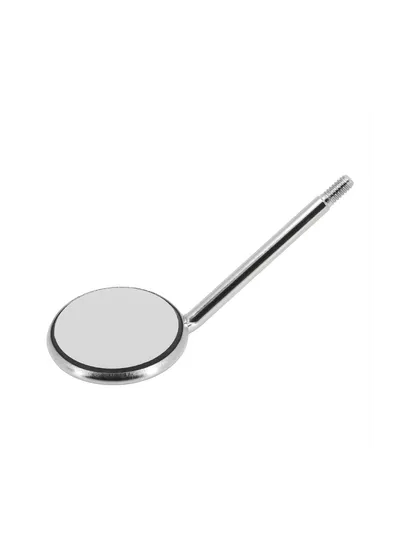 Hahnenkratt TOPvision FS Rhodium - родиевое зеркало без ручки, плоское, №2, диаметр 18 мм, 12 шт