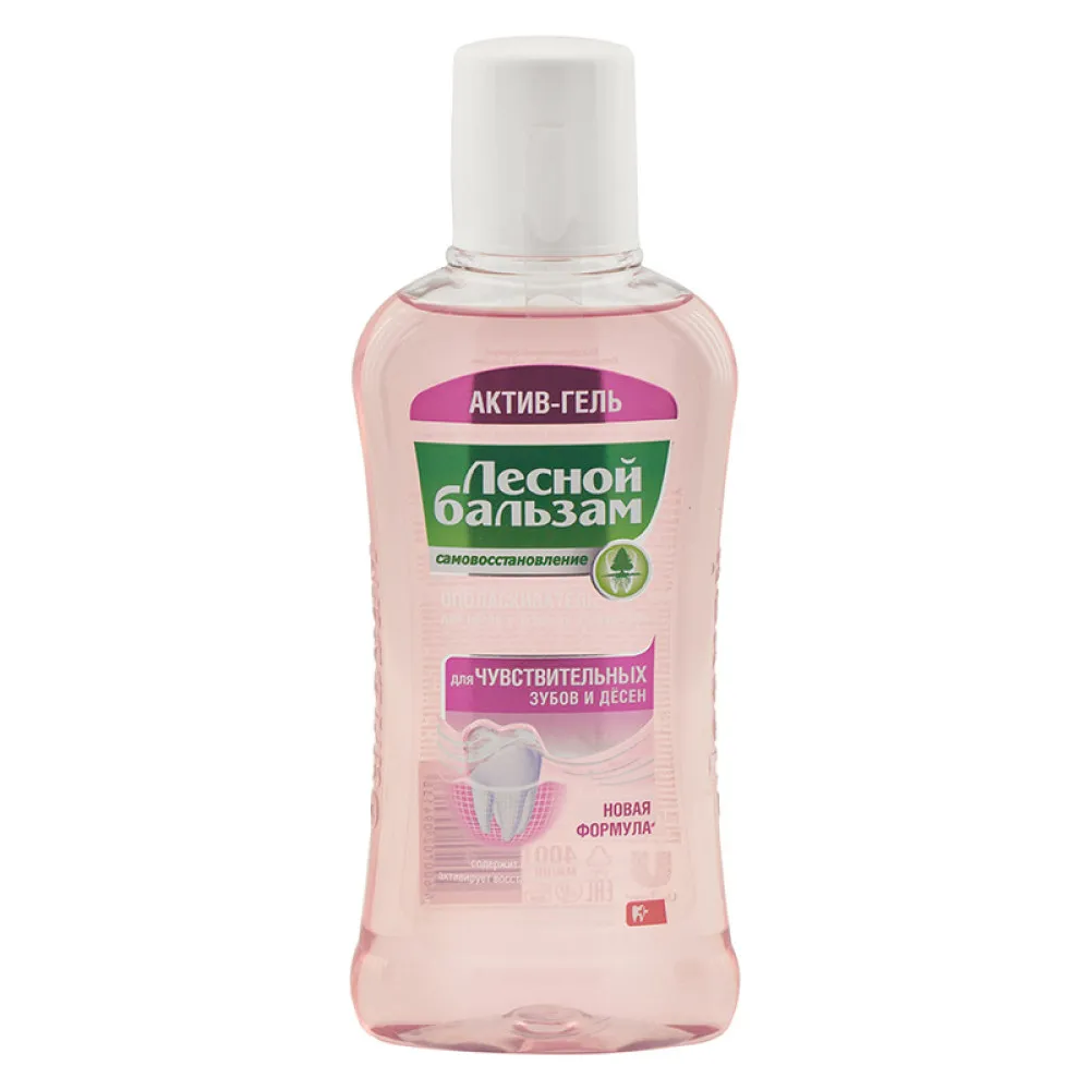 Ополаскиватель Лесной Бальзам для Чувствительных Десен и зубов, 400 мл